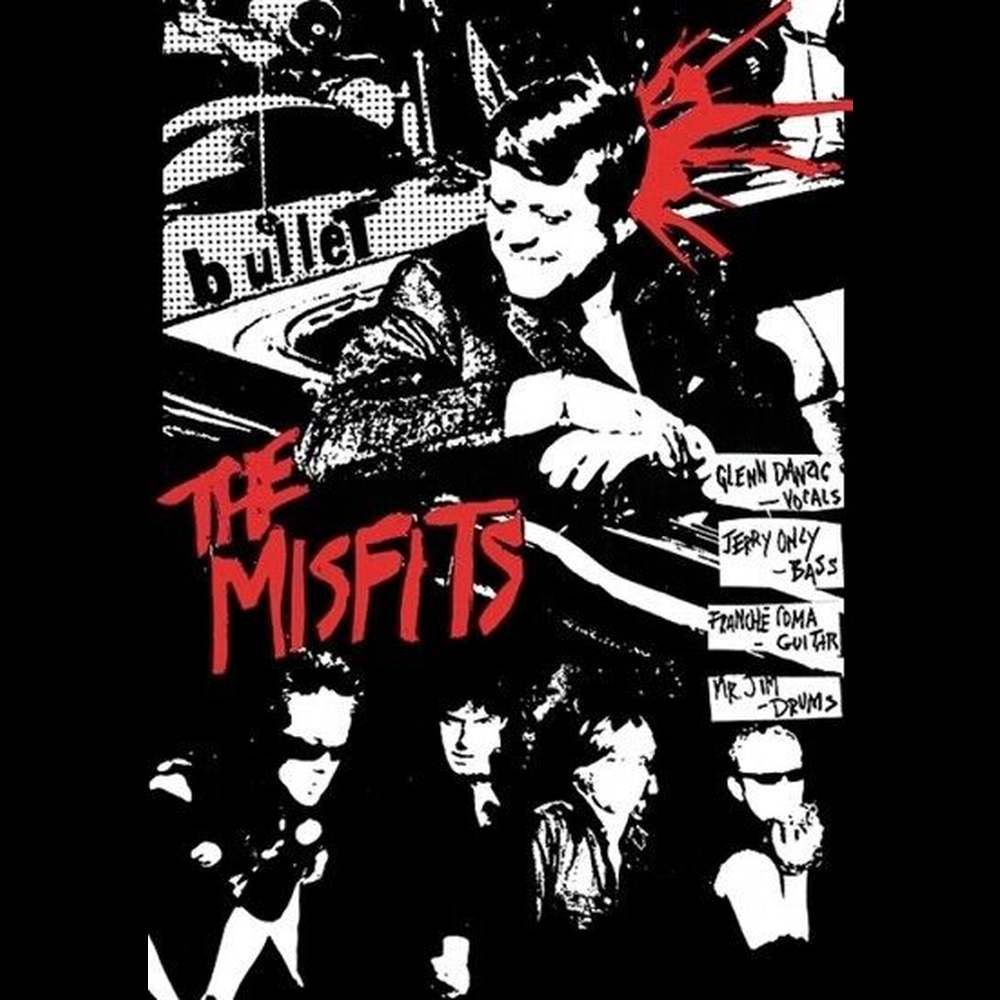 The Misfits "Bullet" Poster 24" x 36" New! Art:Art Posters Style Your Walls