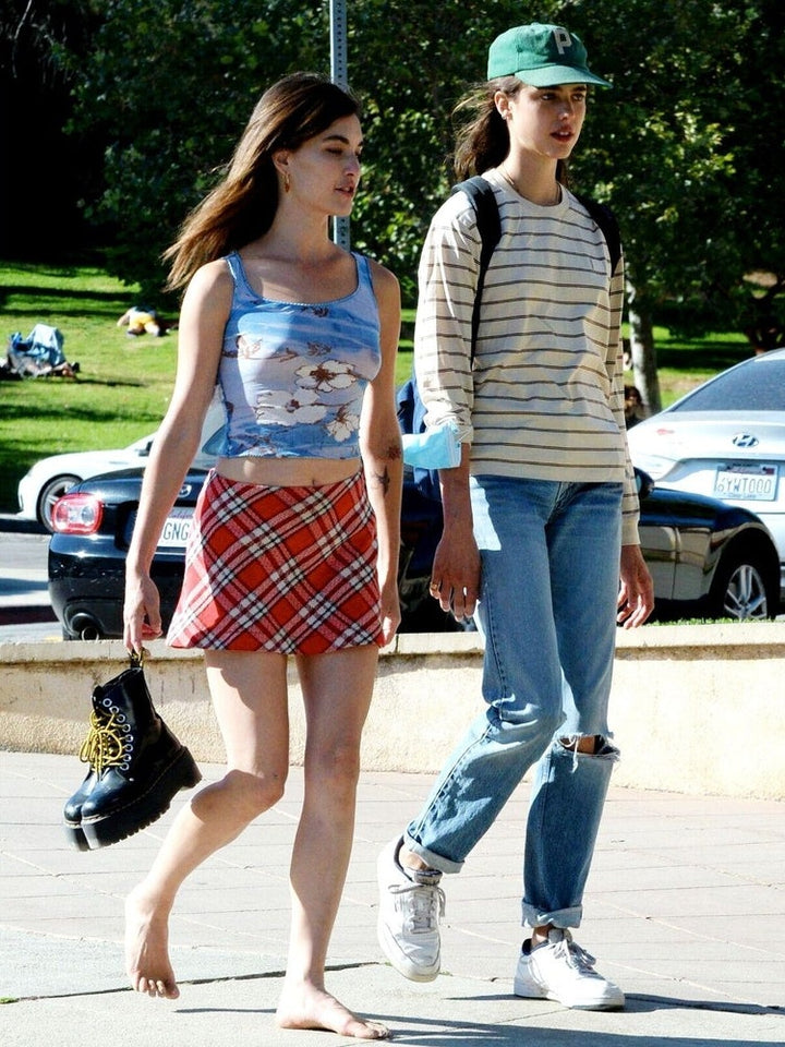 Rainey & Margaret Qualley 8.5 x 11 Candid Color Photograph Art Print Photo Collectibles:Photographic Images:Photographs Style Your Walls
