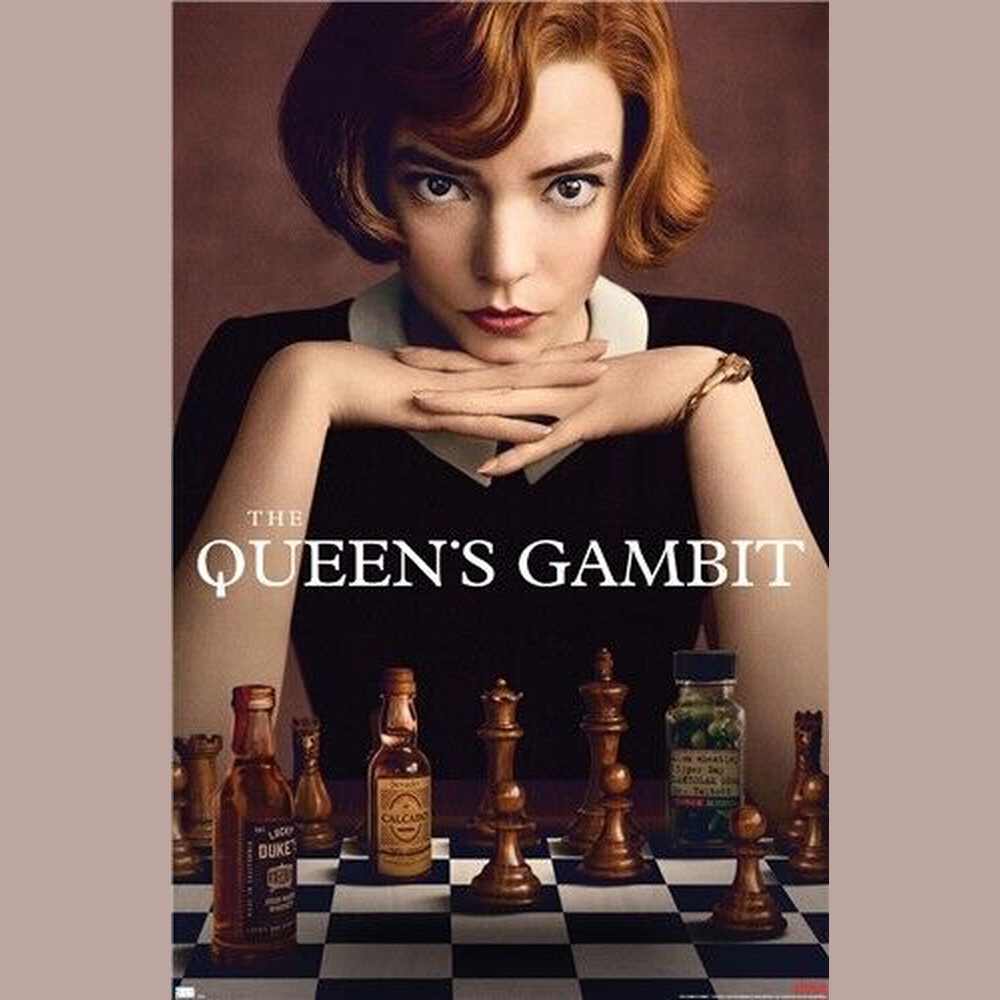 The Queen's Gambit Movie Poster 22.375" x 34" NEW! Home & Garden:Home Décor:Posters & Prints Style Your Walls
