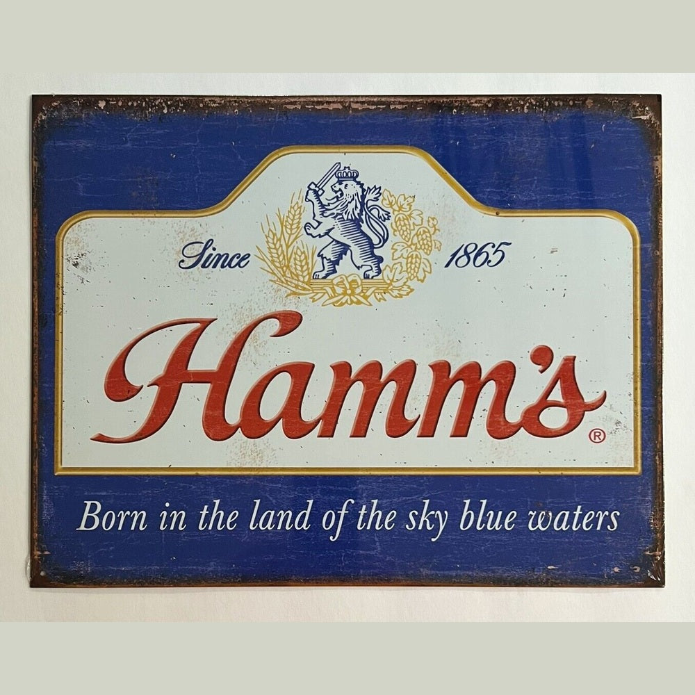 Hamm's Beer Since 1865 Vintage Novelty Sign 16" x 12.5" Home & Garden:Home Décor:Plaques & Signs Style Your Walls