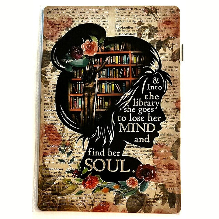 Into The Library She Goes To Lose Her Mind 8" x 12" Vintage Novelty Metal Sign Home & Garden:Home Décor:Plaques & Signs Style Your Walls