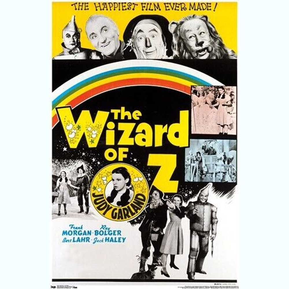 The Wizard of Oz "The Happiest Film Ever Made" Movie Poster 22.375" x 34" NEW! Home & Garden:Home Décor:Posters & Prints Style Your Walls