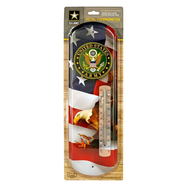 United States Army American Eagle Metal Thermometer NEW! Collectibles:Advertising:Merchandise & Memorabilia:Thermometers Style Your Walls