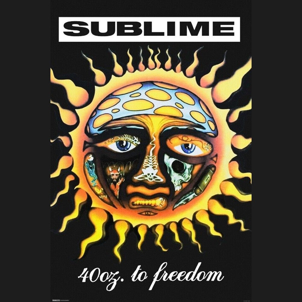 Sublime 40 oz. To Freedom Poster 24" x 36" New! Art:Art Posters Style Your Walls
