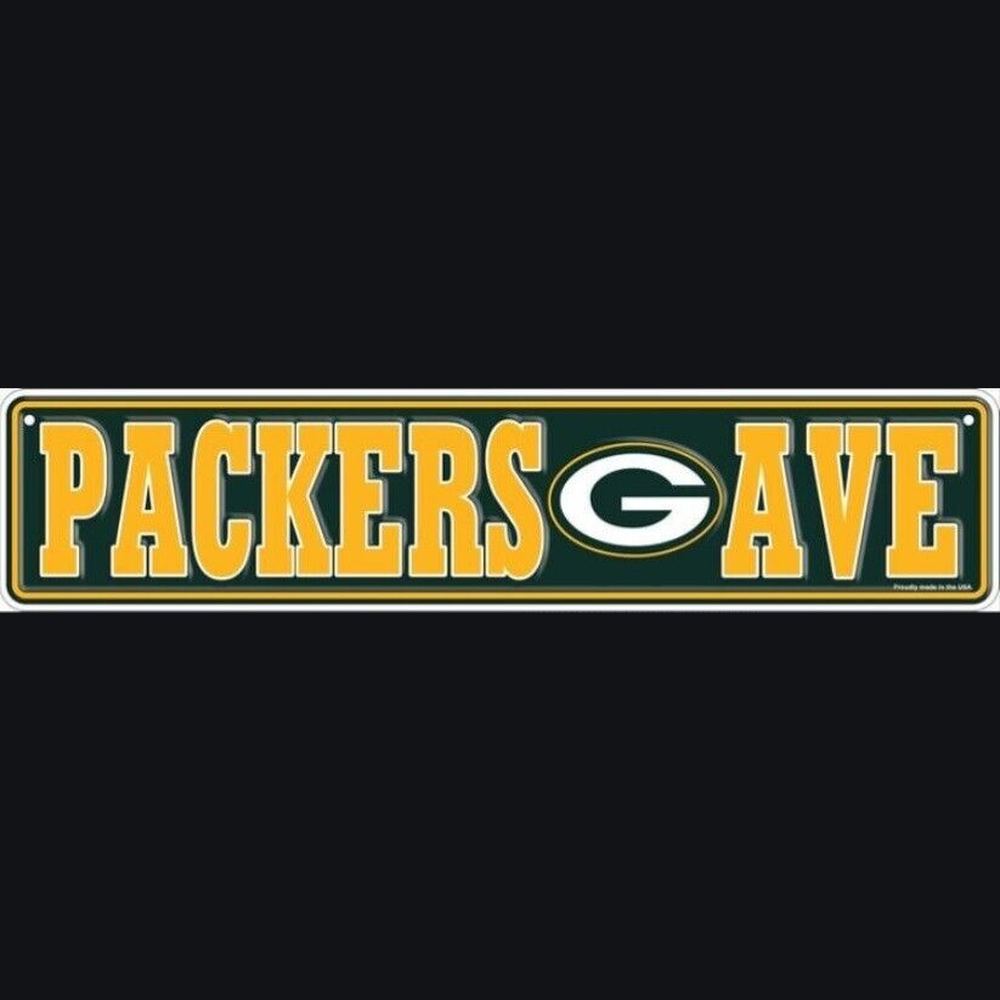 Green Bay Packers Ave Licensed Embossed 18" x 4" Sign NEW! Sports Mem, Cards & Fan Shop:Fan Apparel & Souvenirs:Football-NFL Style Your Walls