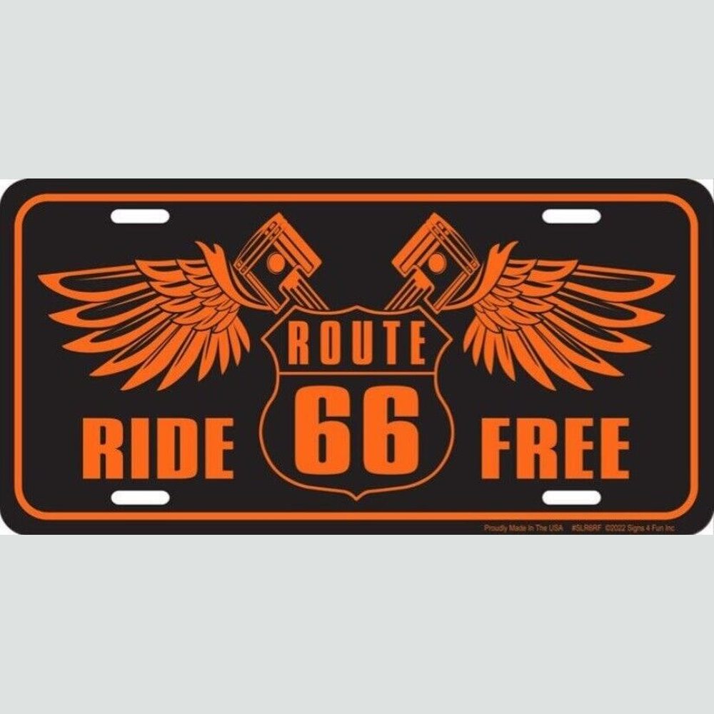 Route 66 Ride Free Novelty License Plate 6" x 12" eBay Motors:Parts & Accessories:Car & Truck Parts & Accessories:Exterior Parts & Accessories:License Plates & Frames Style Your Walls