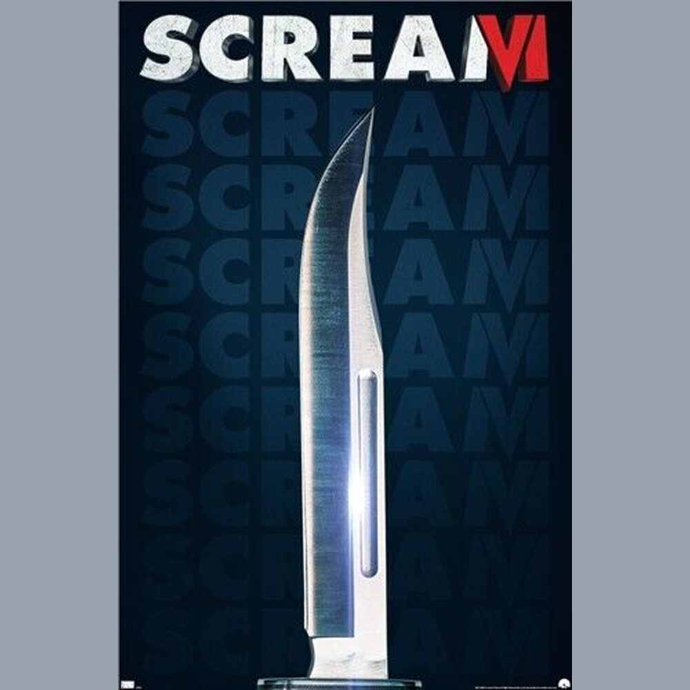 Scream VI Scream 5 Knife Licensed Movie Poster 22.375" x 34" Home & Garden:Home Décor:Posters & Prints Style Your Walls