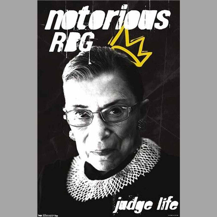 Ruth Bader Ginsburg "Notorious RBG" Judge Life Poster 22.375" x 34" NEW! Home & Garden:Home Décor:Posters & Prints Style Your Walls