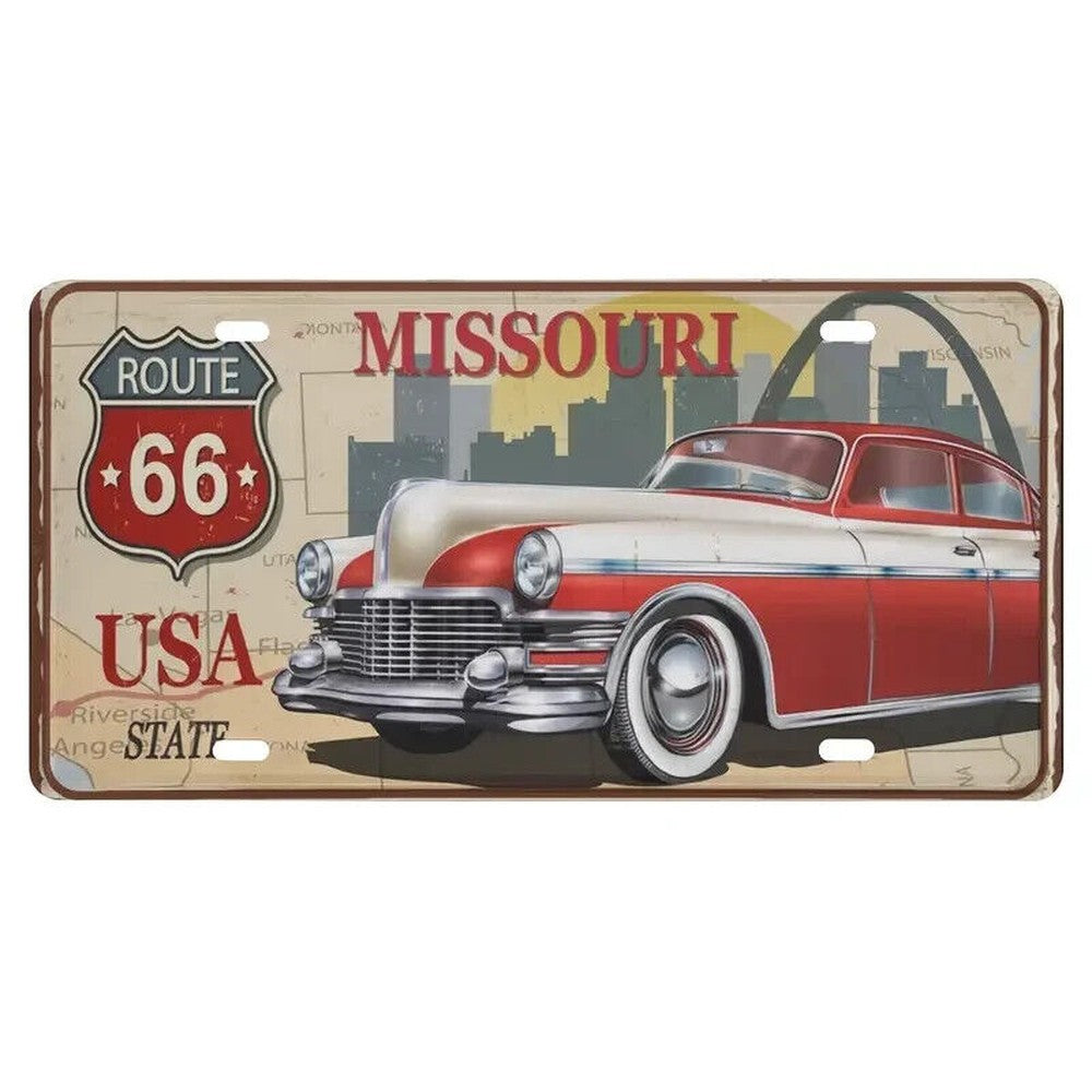 Route 66 Missouri Novelty Metal License Plate NEW! eBay Motors:Parts & Accessories:Car & Truck Parts & Accessories:Exterior Parts & Accessories:License Plates & Frames Style Your Walls
