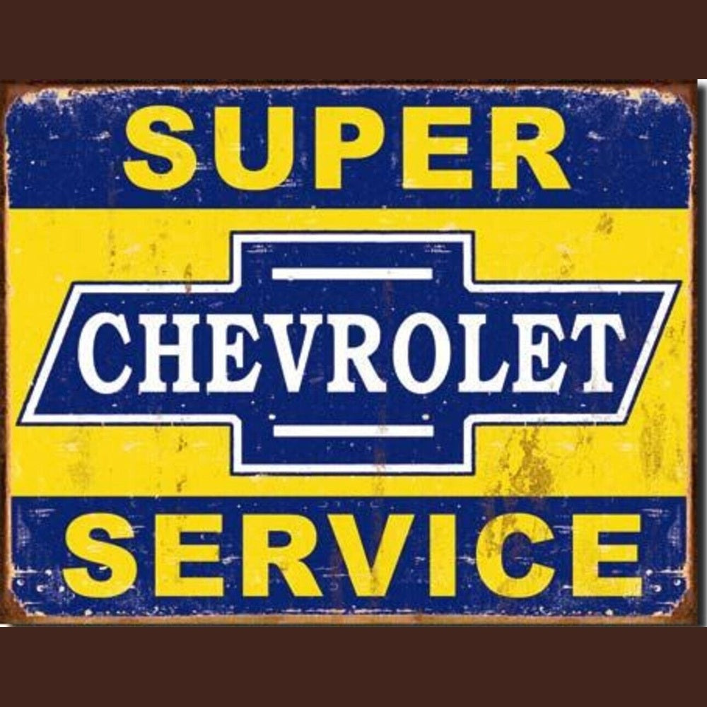 Chevrolet Super Service Licensed Novelty Sign 16" x 12.5" NEW! Home & Garden:Home Décor:Plaques & Signs Style Your Walls