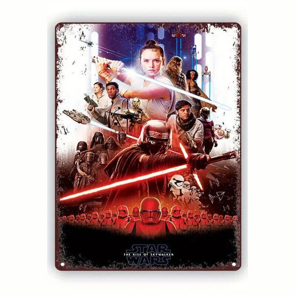 Star Wars The Last Skywalker Vintage Novelty Metal Sign 12" x 8" Wall Art Home & Garden:Home Décor:Plaques & Signs Style Your Walls