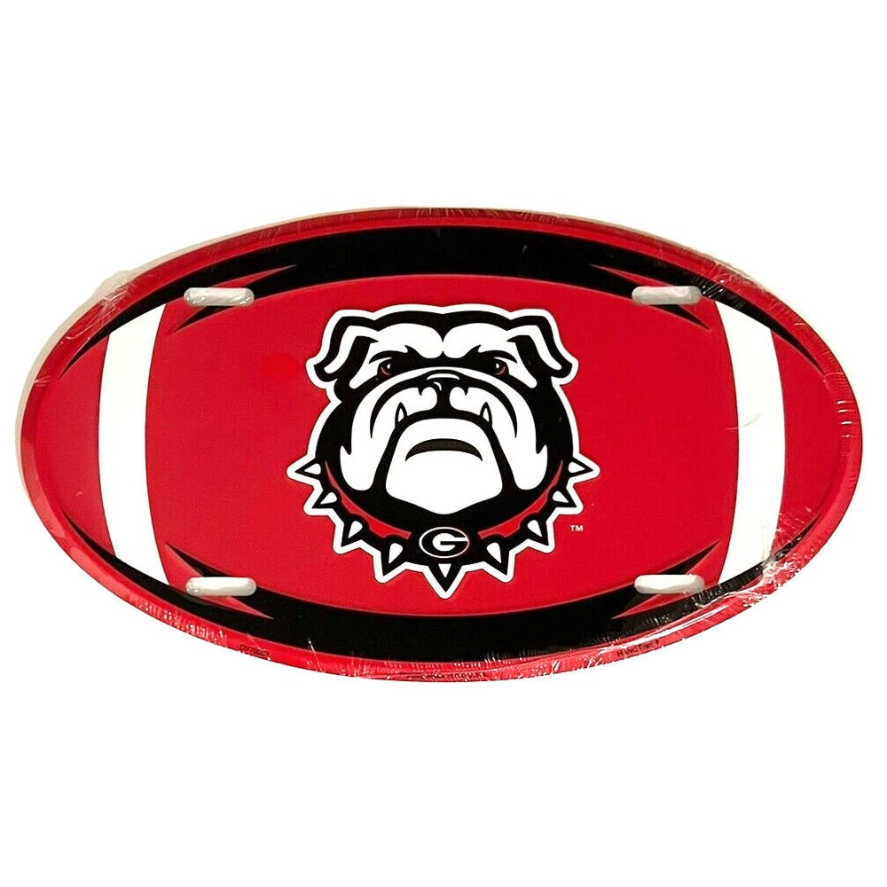 Georgia Bulldogs Football Shaped Collegiate Licensed Novelty License Plate New! eBay Motors:Parts & Accessories:Car & Truck Parts & Accessories:Exterior Parts & Accessories:License Plates & Frames Style Your Walls