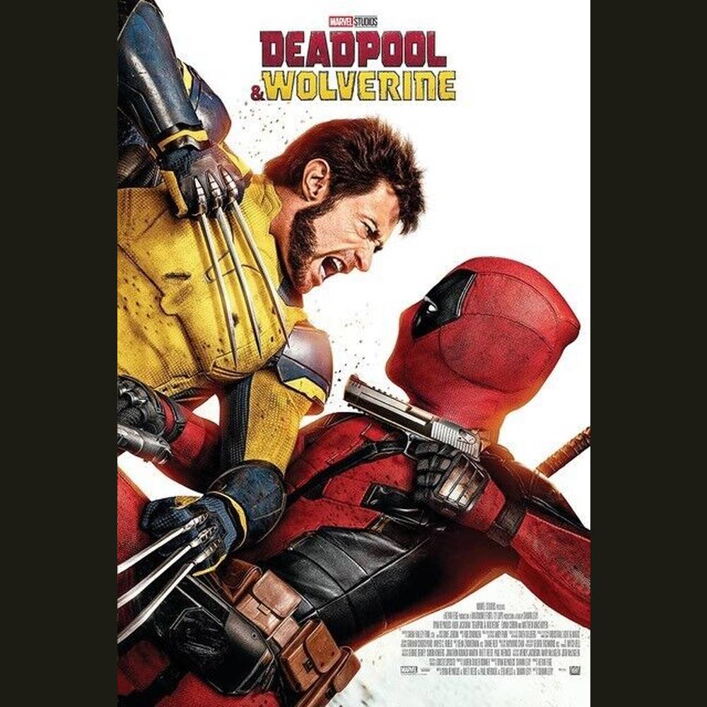 Deadpool & Wolverine Movie Poster 24" x 36" New! Art:Art Posters Style Your Walls