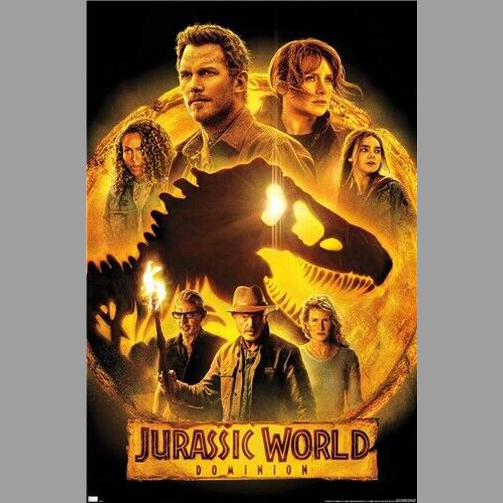 Jurassic World: Dominion Movie Poster 22.375" x 34" NEW! Home & Garden:Home Décor:Posters & Prints Style Your Walls