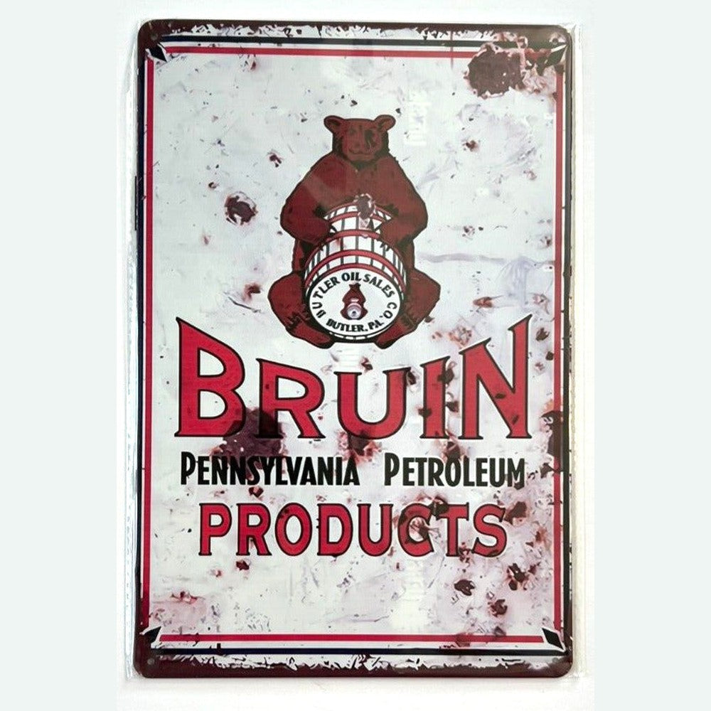 Bruin Pennsylvania Petroleum Vintage Novelty 12" x 8" Metal Sign Wall Art New! Home & Garden:Home Décor:Plaques & Signs Style Your Walls