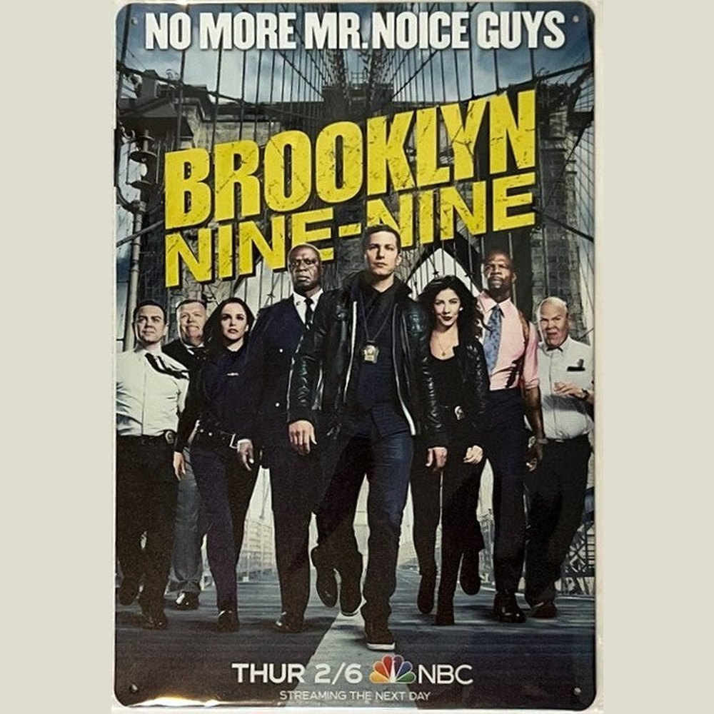 Brooklyn Nine-Nine Novelty Metal Sign 8" x 12" New! Home & Garden:Home Décor:Plaques & Signs Style Your Walls
