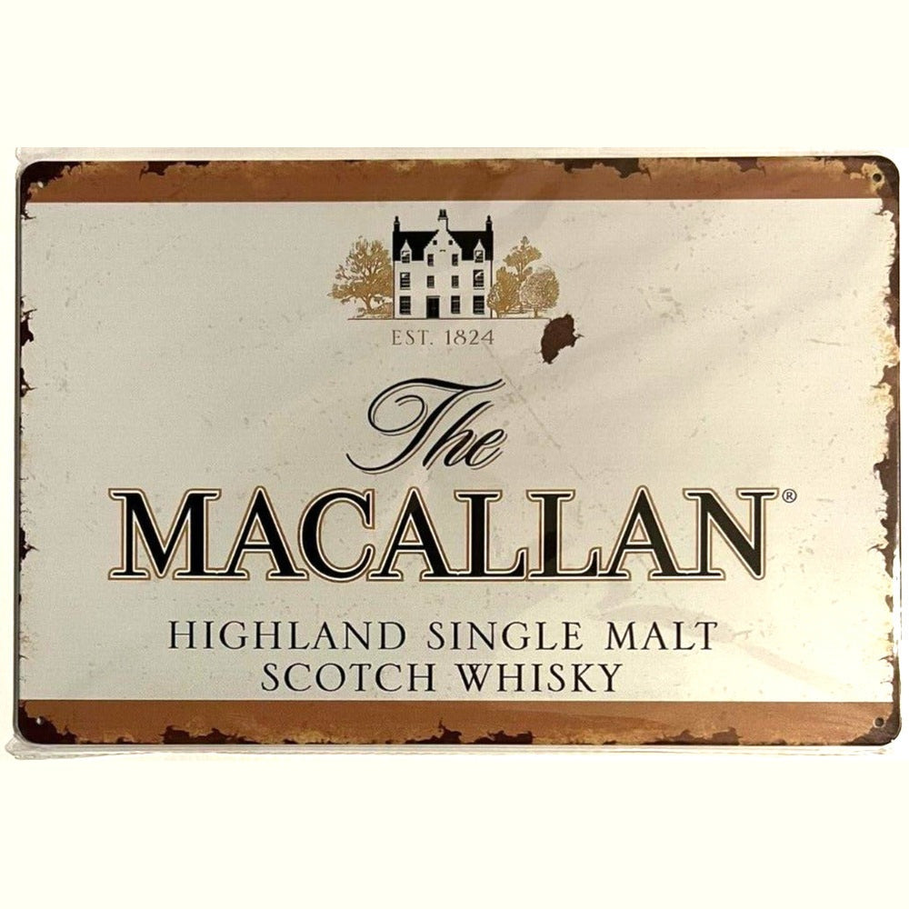 The Macallan Highland Single Malt Scotch Whisky Novelty Metal Sign 12" x 8" NEW! Home & Garden:Home Décor:Plaques & Signs Style Your Walls