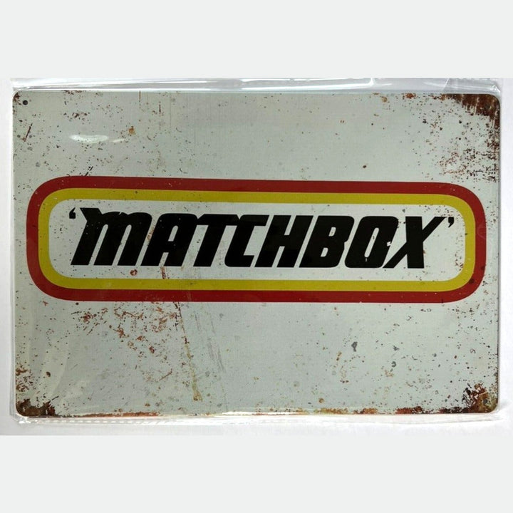 Matchbox Vintage Novelty Metal Sign 12" x 8" Wall Art Home & Garden:Home Décor:Plaques & Signs Style Your Walls