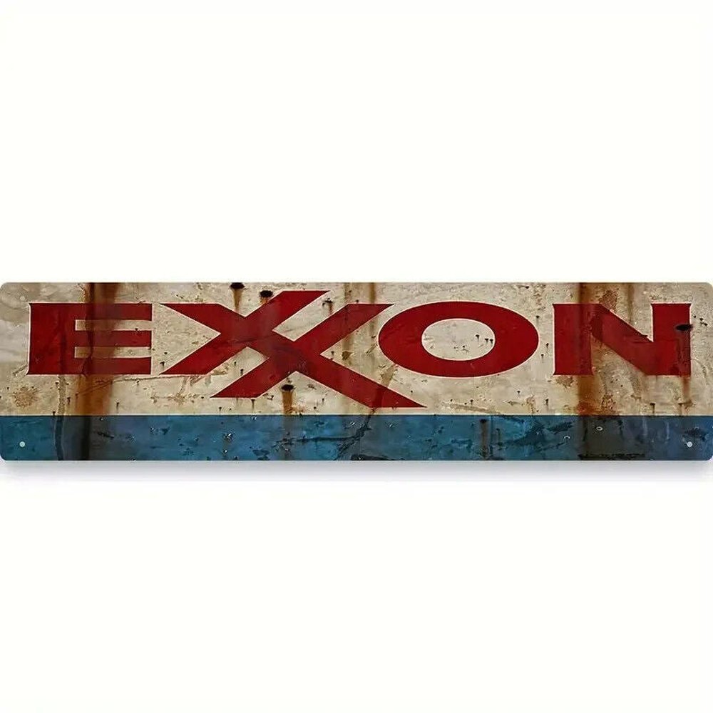 Exxon Oil Vintage Retro Novelty Metal Sign 16" x 4" Wall Art NEW! Home & Garden:Home Décor:Plaques & Signs Style Your Walls