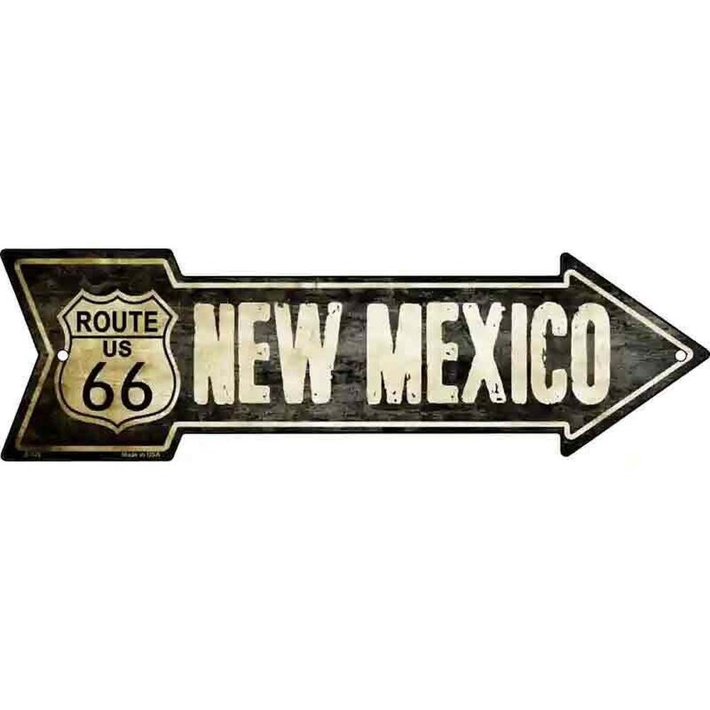 Vintage Route 66 New Mexico 5" x 17" Novelty Metal Arrow Sign Home & Garden:Home Décor:Plaques & Signs Style Your Walls
