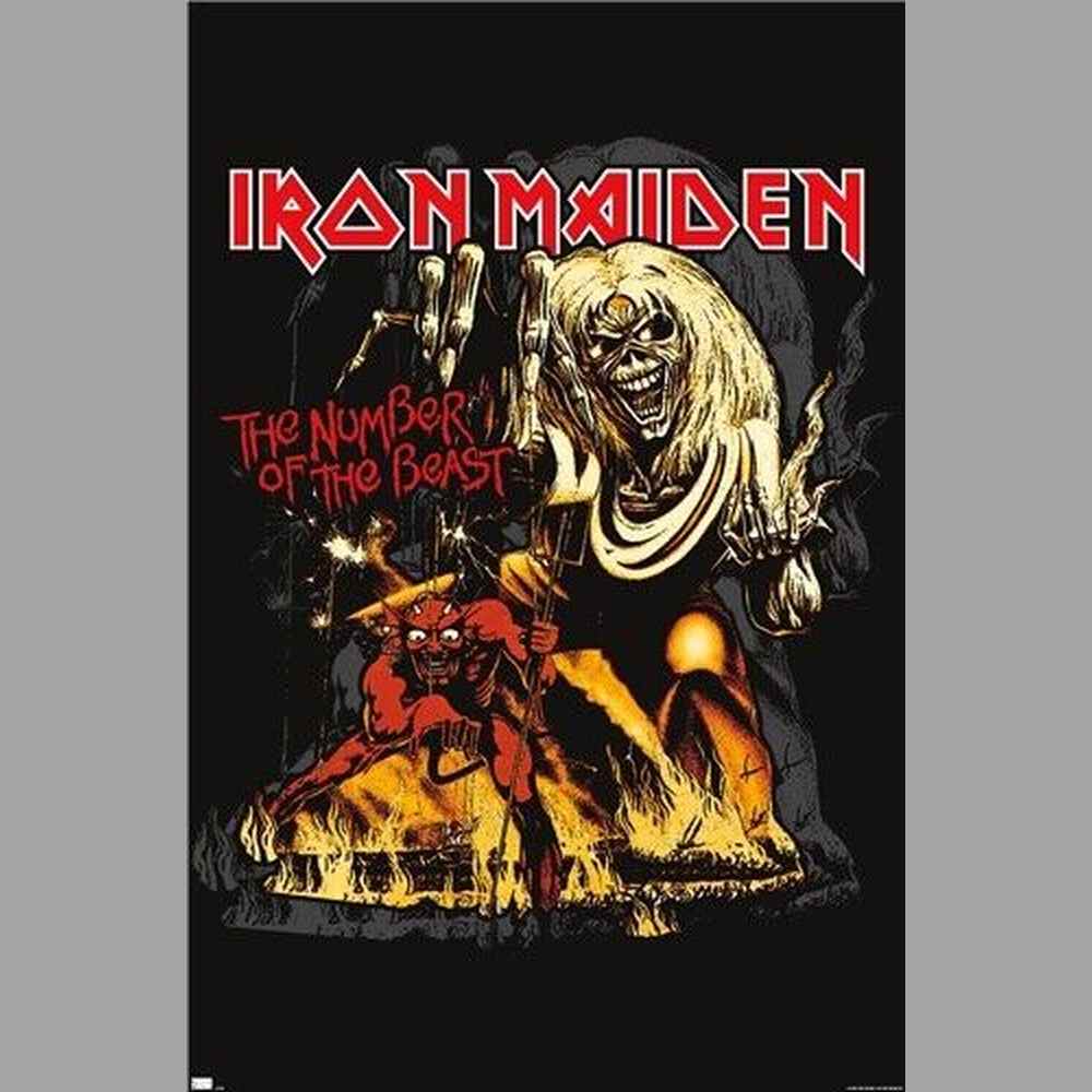 Iron Maiden The Number Of The Beast Poster 22.375" x 34" NEW! Home & Garden:Home Décor:Posters & Prints Style Your Walls