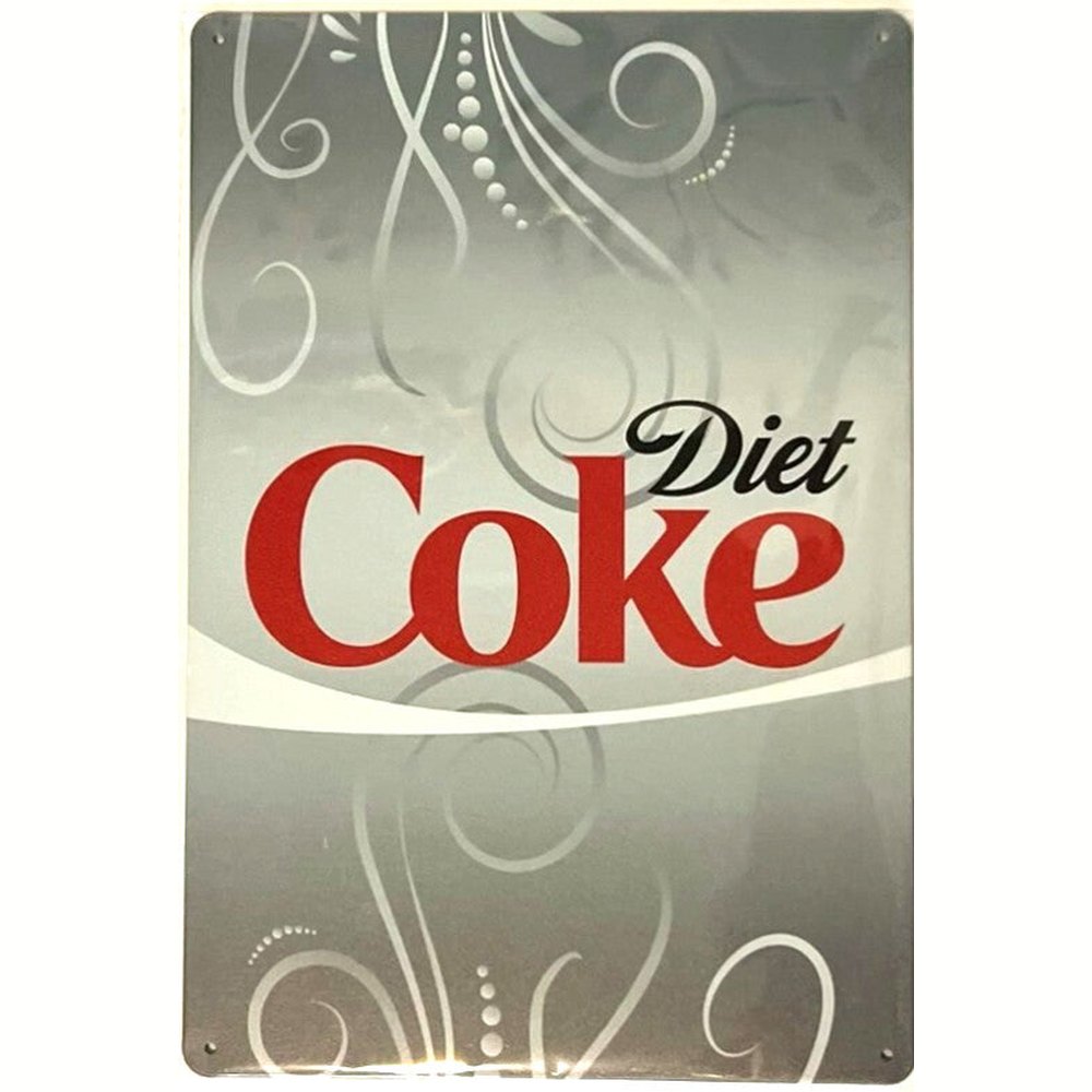 Diet Coke Vintage Novelty Metal Sign 8" x 12" NEW! Home & Garden:Home Décor:Plaques & Signs Style Your Walls