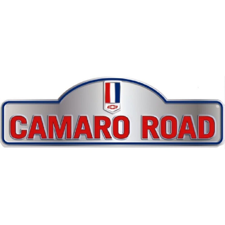 Camaro Road Licensed Die-Cut Embossed 18" x 6" Sign NEW! Collectibles:Advertising:Automobiles:American:Chevrolet Style Your Walls