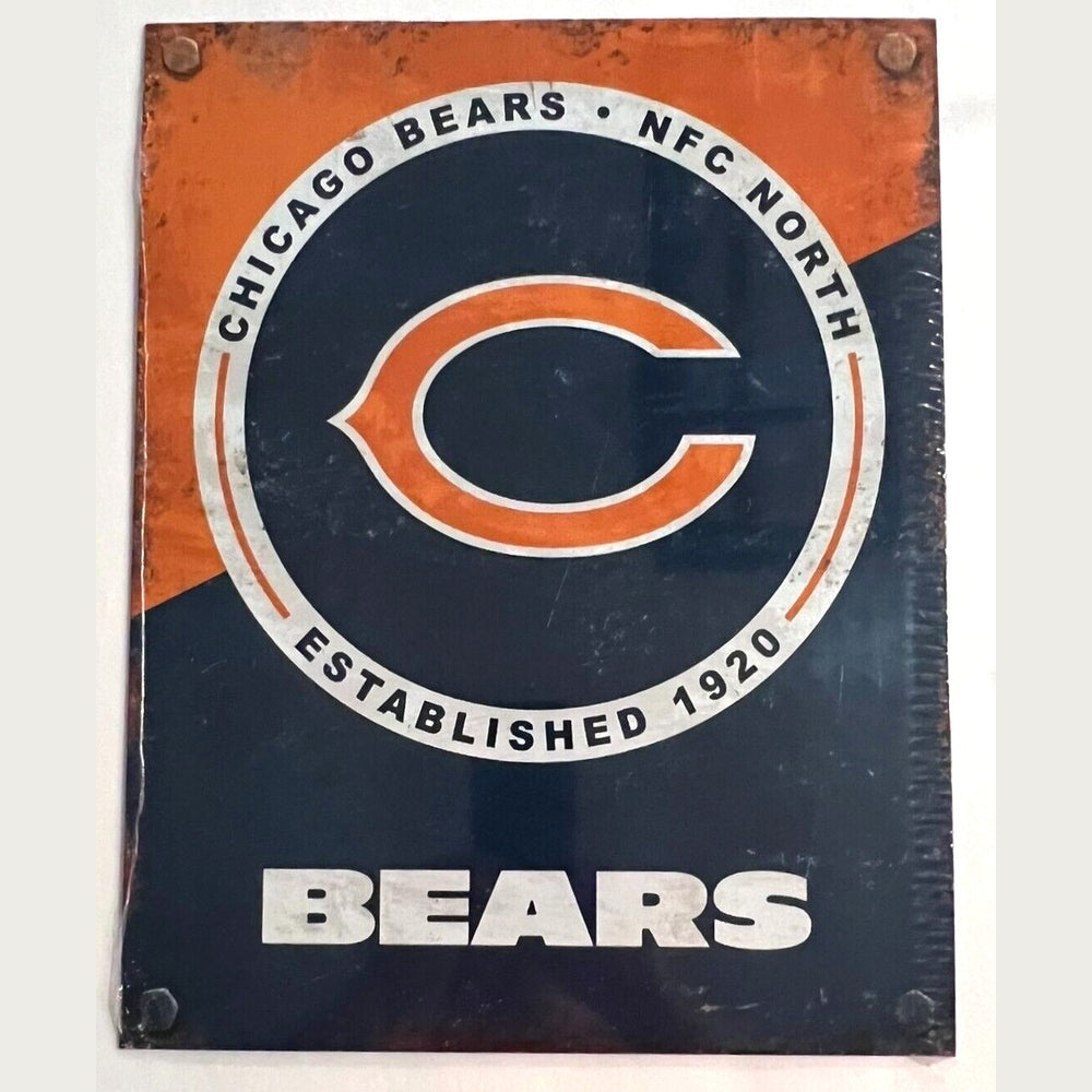 Chicago Bears Established 1920 Licensed Vintage Novelty Sign 16" x 12.5" NEW! Home & Garden:Home Décor:Plaques & Signs Style Your Walls