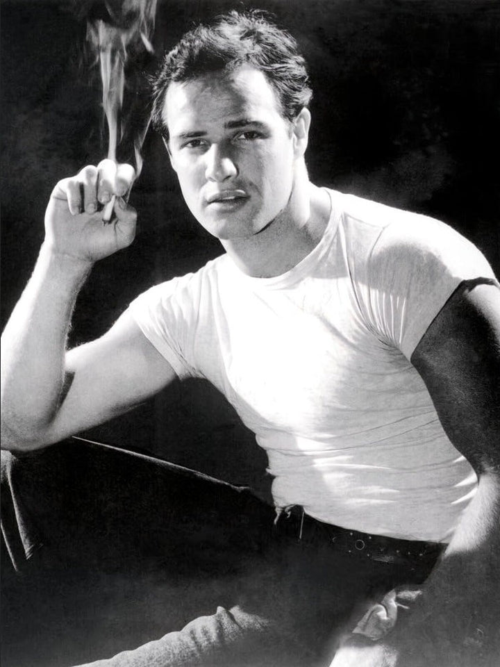 Marlon Brando 8.5 x 11 Black and White Photograph Art Print Photo Collectibles:Photographic Images:Photographs Style Your Walls