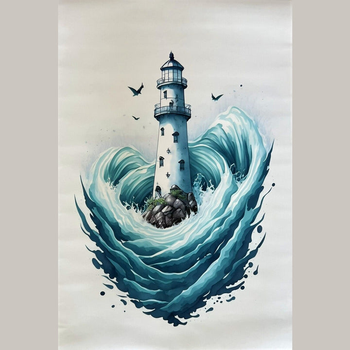 Artistic Lighthouse 16" x 24" Canvas Art Print New! Home & Garden:Home Décor:Posters & Prints Style Your Walls