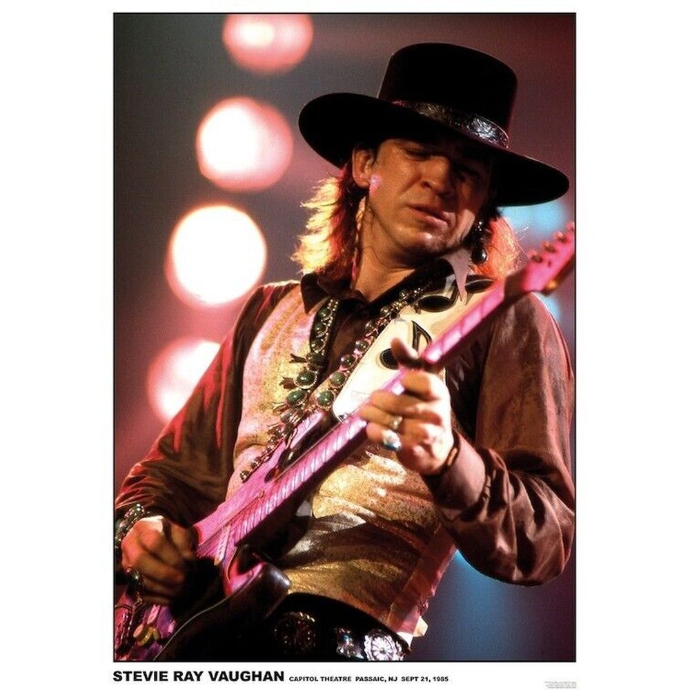 Stevie Ray Vaughan Concert Poster 24" x 33" New! Style Your Walls