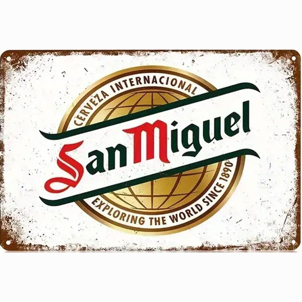 San Miguel Beer Novelty Metal Sign 8" x 12" Wall Art New! Home & Garden:Home Décor:Plaques & Signs Style Your Walls
