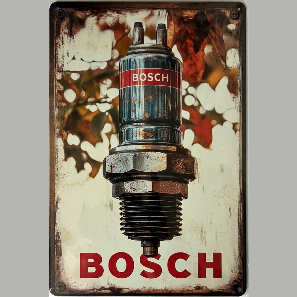 Bosch Spark Plugs Vintage Novelty Metal Sign 8" x 12" NEW! Home & Garden:Home Décor:Plaques & Signs Style Your Walls