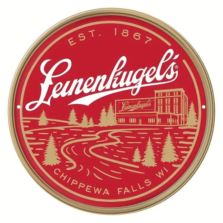 Leinenkugel's Beer Est. 1867 Vintage Novelty Metal Sign 8 inch Circle Home & Garden:Home Décor:Plaques & Signs Style Your Walls