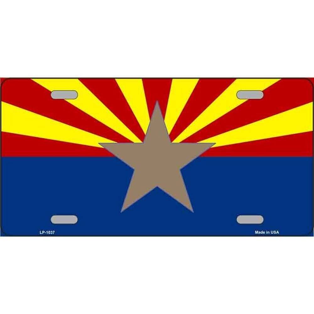 Arizona Big Star State Flag Novelty Metal License Plate eBay Motors:Parts & Accessories:Car & Truck Parts & Accessories:Exterior Parts & Accessories:License Plates & Frames Style Your Walls