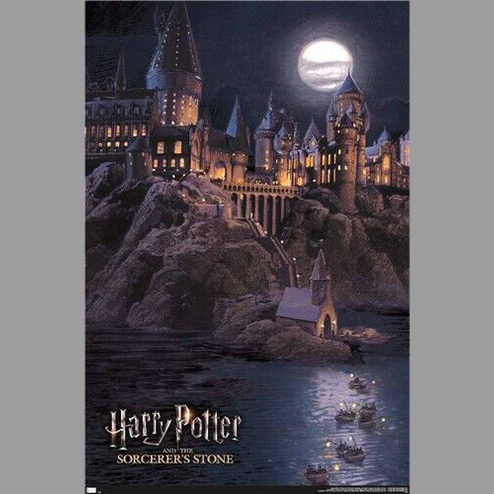 Harry Potter And The Sorcerer's Stone Hogwarts Movie Poster 22.375" x 34" NEW! Home & Garden:Home Décor:Posters & Prints Style Your Walls