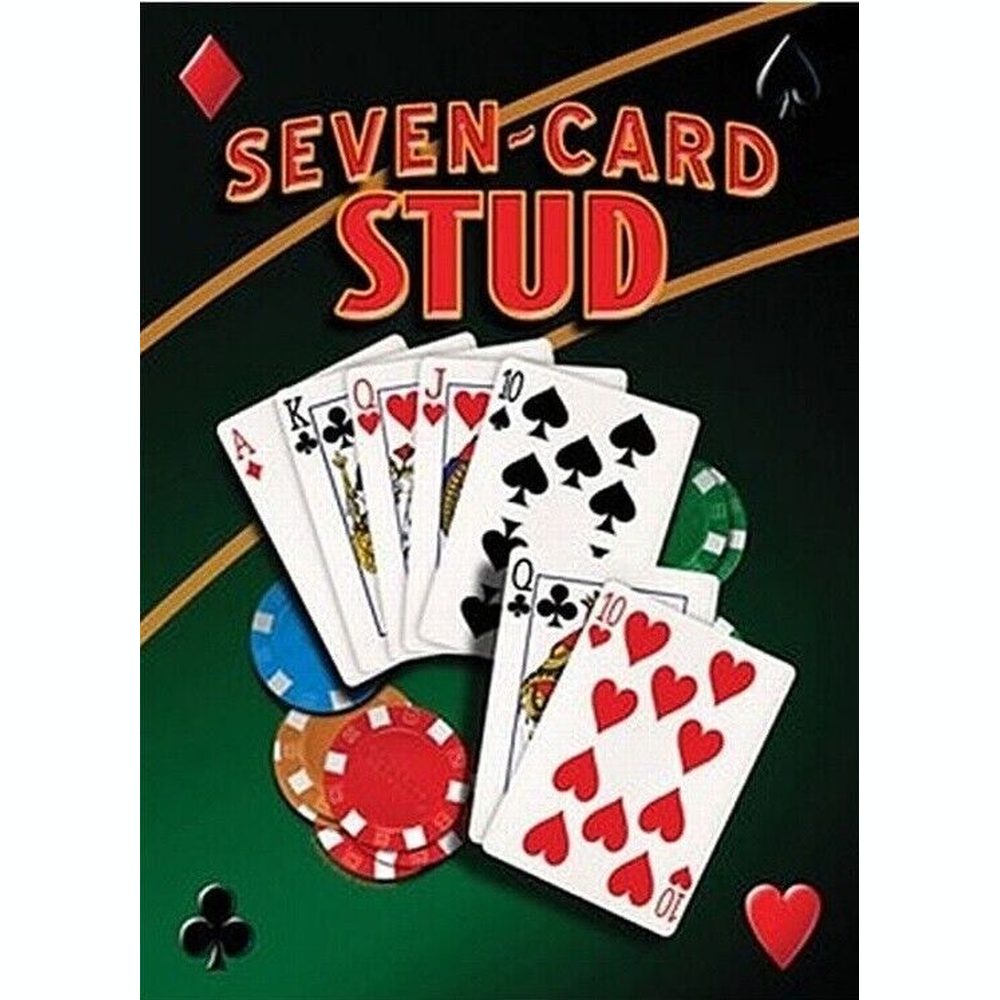 Seven-Card Stud Poker Novelty Metal Sign 12.5" X 17.4" NEW! Home & Garden:Home Décor:Plaques & Signs Style Your Walls