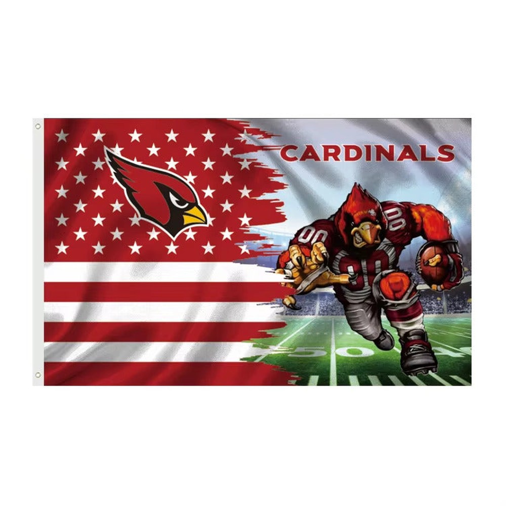 Arizona Cardinals 3' X 5' Graphic Flag Banner With Grommets New! Sports Mem, Cards & Fan Shop:Fan Apparel & Souvenirs:Football-NFL Style Your Walls