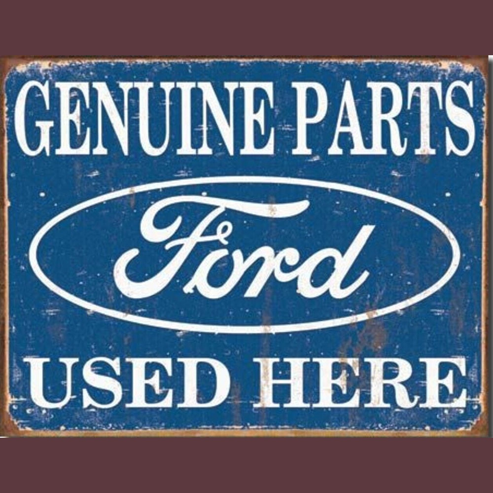 Ford Genuine Parts Used Here 16" x 12.5" Licensed Novelty Sign New! Home & Garden:Home Décor:Plaques & Signs Style Your Walls