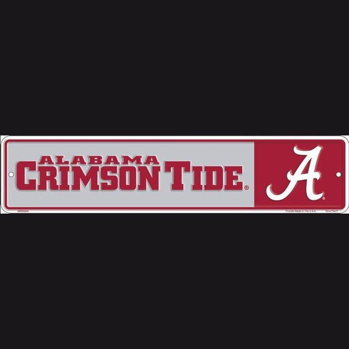 Alabama Crimson Tide Licensed Embossed 18" x 4" Sign NEW! Sports Mem, Cards & Fan Shop:Fan Apparel & Souvenirs:College-NCAA Style Your Walls