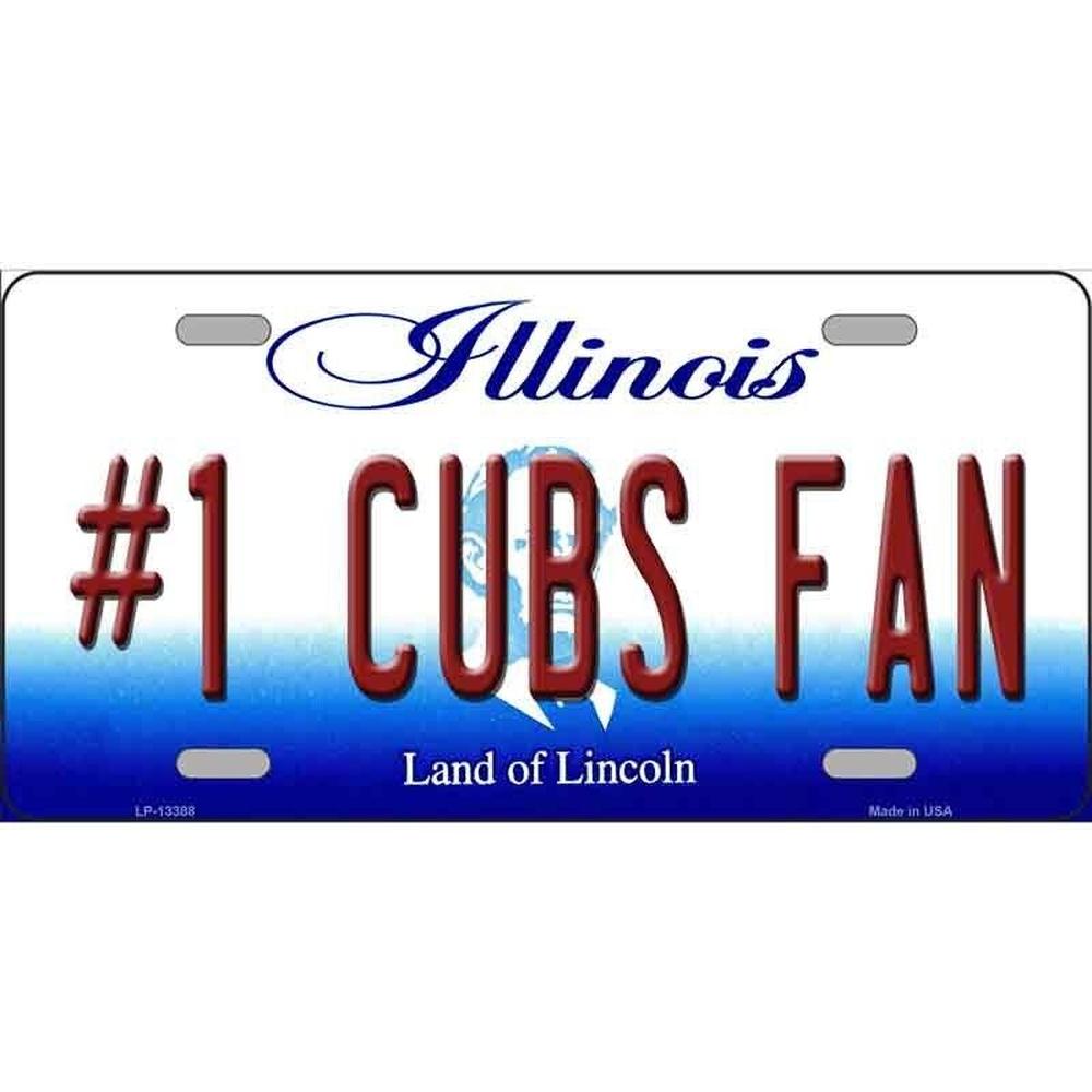 Number One Cubs Fan Illinois Novelty Metal License Plate 12" x 6" eBay Motors:Parts & Accessories:Car & Truck Parts & Accessories:Exterior Parts & Accessories:License Plates & Frames Style Your Walls