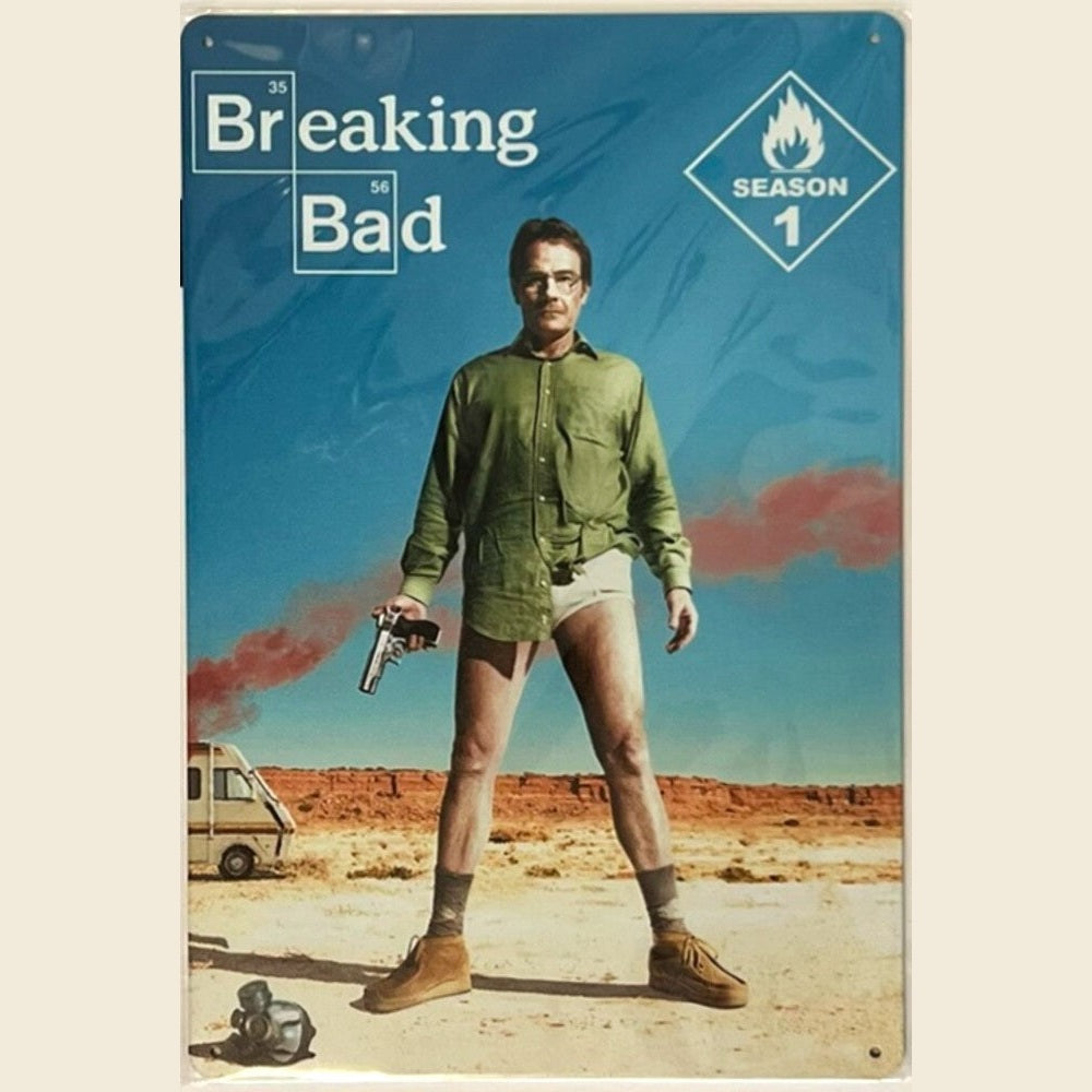 Breaking Bad Season 1 Novelty Vintage Metal Sign 8" x 12" New! Home & Garden:Home Décor:Plaques & Signs Style Your Walls