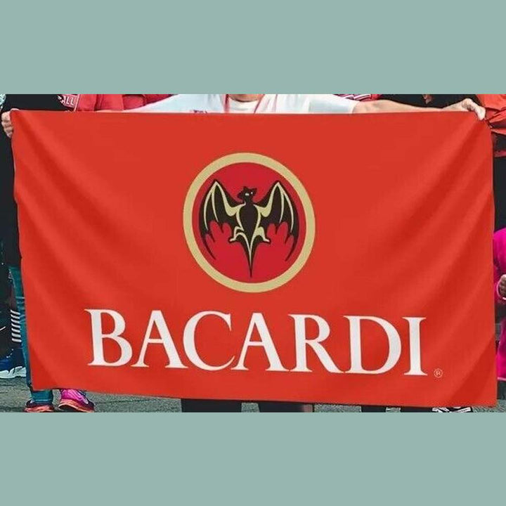 Bacardi Rum Flag Banner 3 ft x 5 ft NEW! Home & Garden:Yard, Garden & Outdoor Living:Décor:Flags Style Your Walls