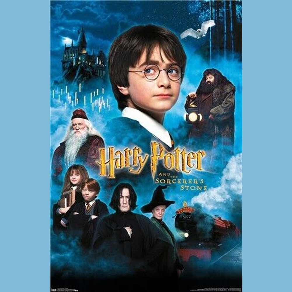 Harry Potter and the Sorcerer's Stone Movie Poster 22.375" x 34" NEW! Home & Garden:Home Décor:Posters & Prints Style Your Walls