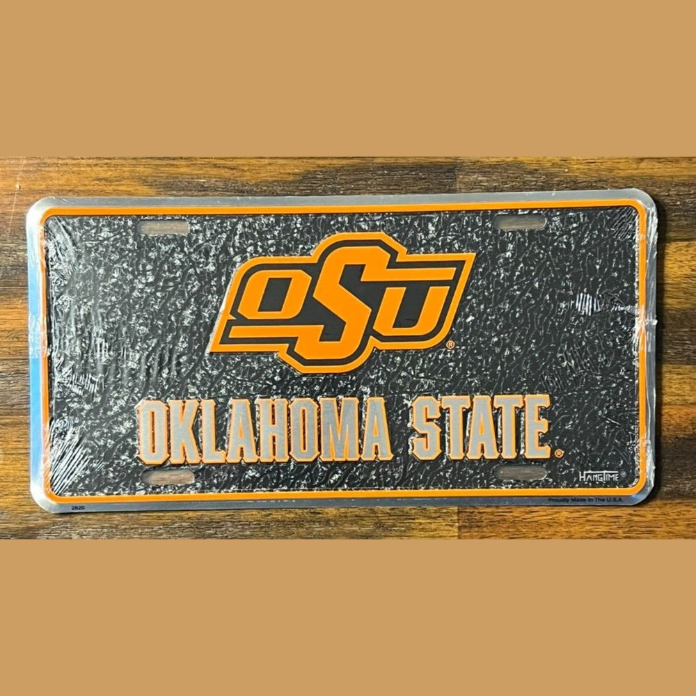 Oklahoma State Mosaic Collegiate Licensed Novelty License Plate 6" x 12" eBay Motors:Parts & Accessories:Car & Truck Parts & Accessories:Exterior Parts & Accessories:License Plates & Frames Style Your Walls
