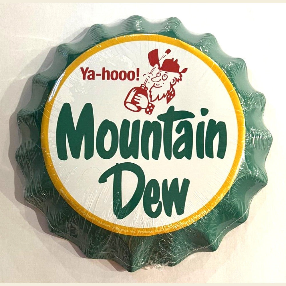 Mountain Dew Licensed Novelty 12" Metal Bottle Cap Sign NEW! Home & Garden:Home Décor:Plaques & Signs Style Your Walls