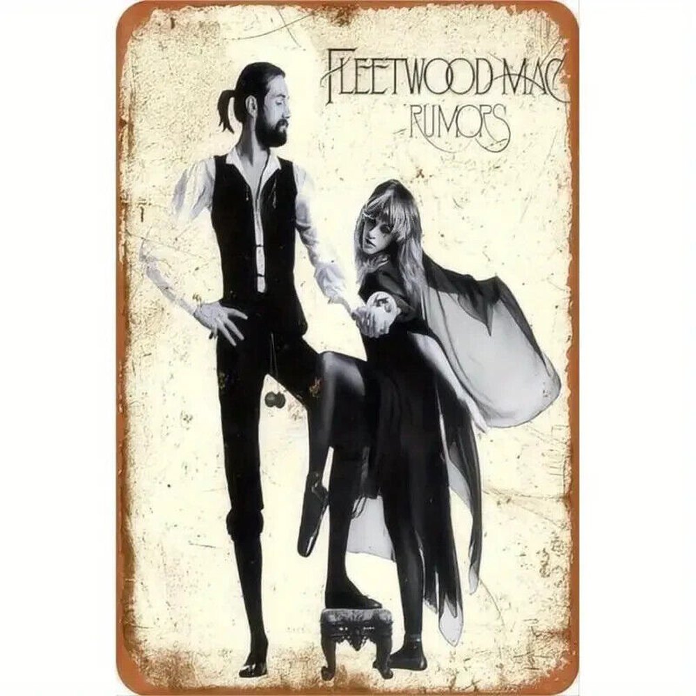 Fleetwood Mac Rumors Vintage Novelty Metal Sign 12" x 8" Wall Art Home & Garden:Home Décor:Plaques & Signs Style Your Walls
