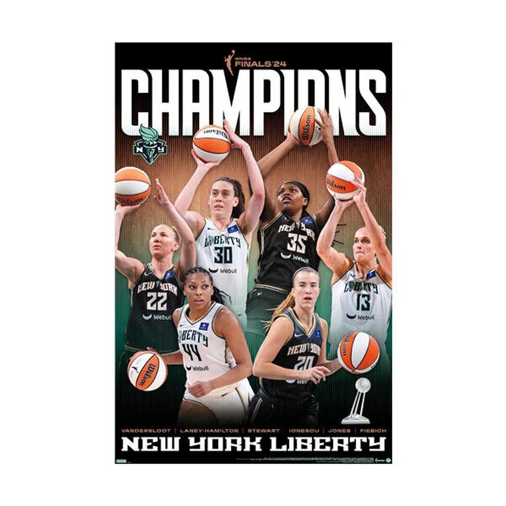 New York Liberty Basketball Poster 22.375" x 34" NEW! Home & Garden:Home Décor:Posters & Prints Style Your Walls