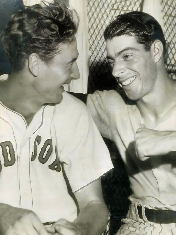 Joe DiMaggio & Ted Williams 8.5 x 11 Photograph Art Print Photo Picture Collectibles:Photographic Images:Photographs Style Your Walls