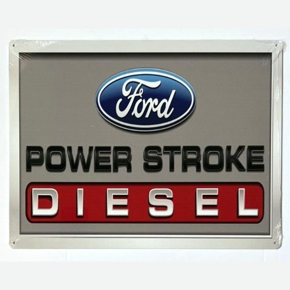 Ford Power Stroke Diesel Licensed Novelty Sign 16" x 12.5" New! Home & Garden:Home Décor:Plaques & Signs Style Your Walls